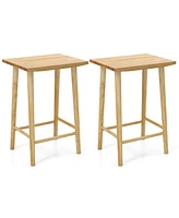 Gouun 25.5 Inch Bar Stools Set of 2 with Footrest