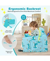 Gouun Kids Recliner Sofa Converts to Sleeper Bed for Boys Girls