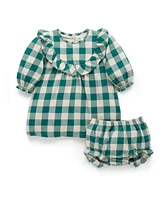 Purebaby Baby Girls Check Dress