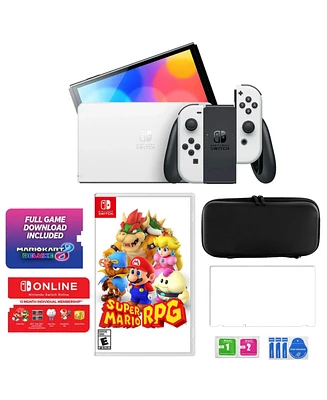 Nintendo Switch Oled MarioKart 8 Bundle with Accessories & Rpg