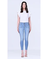 Black Orchid Denim Women's Ava Patch Pocket Skinny Jean