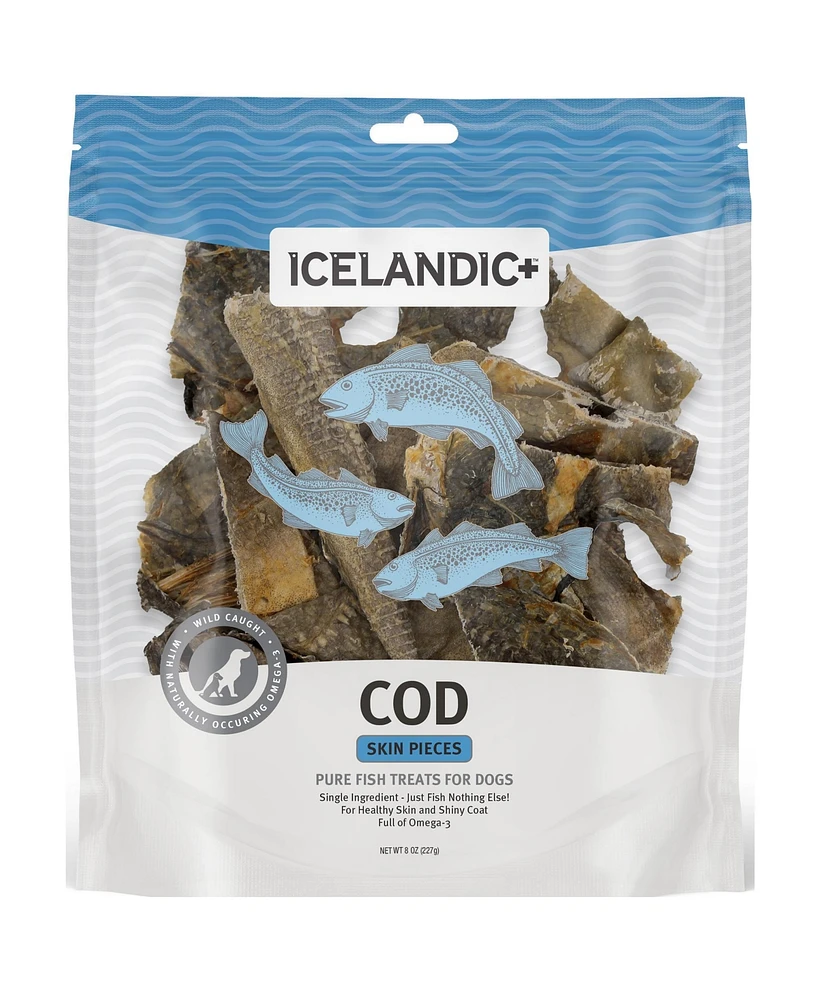 Cod Skin Mixed Pieces - Dog Treat 8oz