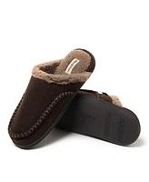 Dearfoams Men's Matthew Moccasin Toe Scuff House Slipper