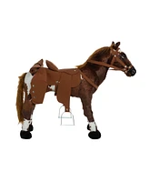 Happy Trails Standing Cowboy Horse