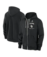 Jordan Men's Black Oklahoma Sooners On-Court Performance Full-Zip Hoodie