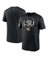 Nike Men's Black Lsu Tigers 2024 Military Appreciation Legend Performance T-Shirt