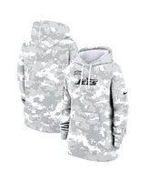 Nike Women's Arctic Camo New York Jets 2024 Salute To Service Club Fleece Oversized Pullover Hoodie