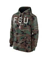 Nike Men's Camo Florida State Seminoles 2024 Military Appreciation Club Fleece Pullover Hoodie