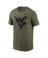 Nike Men's Olive West Virginia Mountaineers 2024 Military Appreciation Tonal Logo Performance T-Shirt