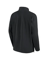 Nike Men's Black Ohio State Buckeyes Sideline Coaches Quarter-Zip Jacket