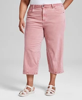 And Now This Trendy Plus Barrel-Leg Cropped Pants, Exclusively at Macy's