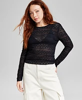 And Now This Women's Floral Lace Top, Exclusively at Macy's