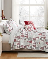 Southshore Fine Linens Merry and Bright 6-Pc. Quilt Set, Full/Queen
