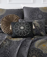 Southshore Fine Linens Midnight Floral 5-Pc. Quilt Set, Twin/Twin Xl
