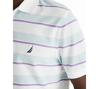 Nautica Men's Striped Classic-Fit Deck Polo Shirt