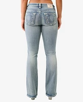 True Religion Women's Becca Bootcut Mid Rise Super T Jeans