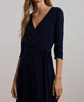 Lauren Ralph Surplice Jersey Dress