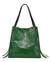 Old Trend Women's Genuine Leather Daisy Tote Bag