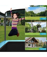 Gouun 6 Feet Kids Entertaining Trampoline with Swing Safety Fence
