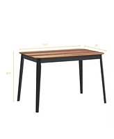 Gouun Mid Century Modern Rectangular Dining Room Table