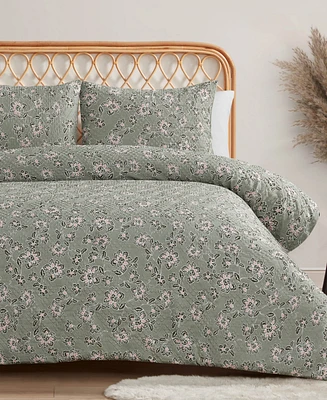 Jessica Simpson Botanical Embossed -Pc. Comforter Set