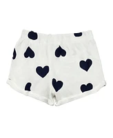 kensie Big Girls French Terry Pull On Shorts