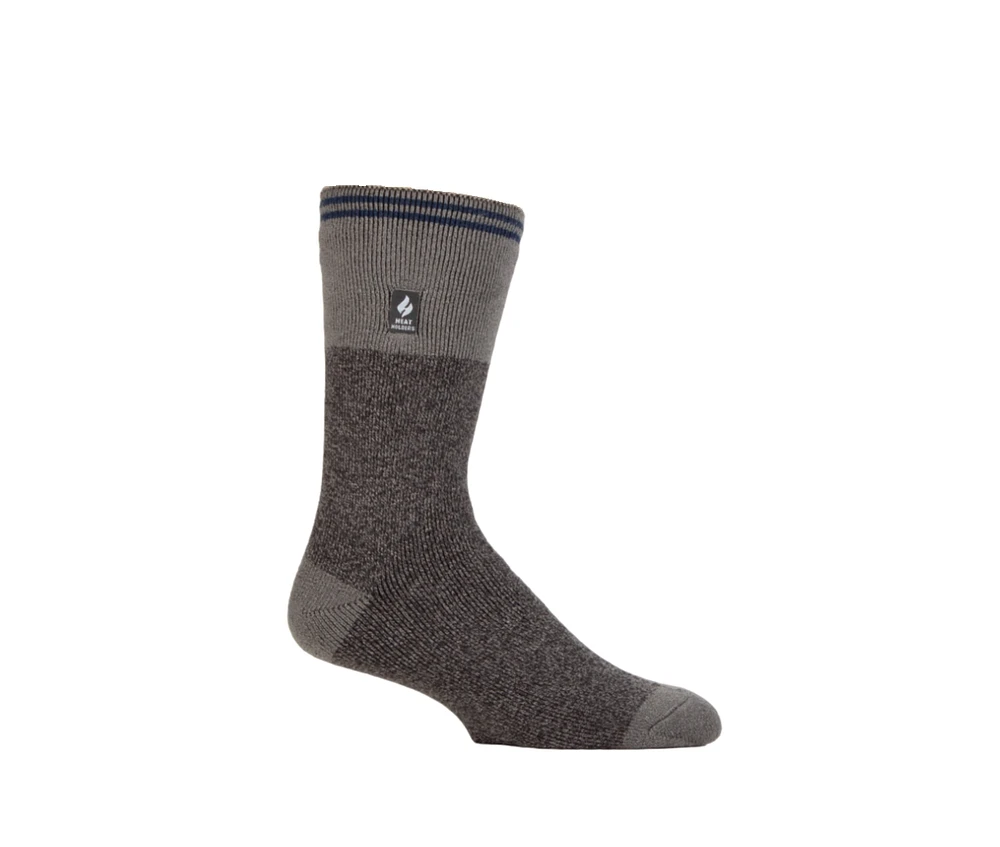 Heat Holders Men's Lite Rowen Block Twist Crew Sock