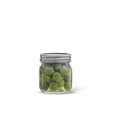 JoyJolt Regular Set of 6 Mason Jars with Airtight Lid