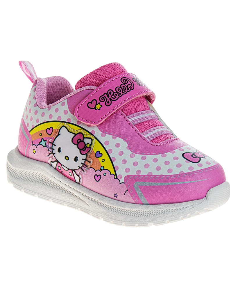 Hello Kitty Toddler and Little Girls Light Up Fashion Sneakers