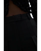 Nocturne Women's Pleated High-Waisted Pants