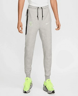 Nike Men's Gray Barcelona Tech Fleece Jogger Pants