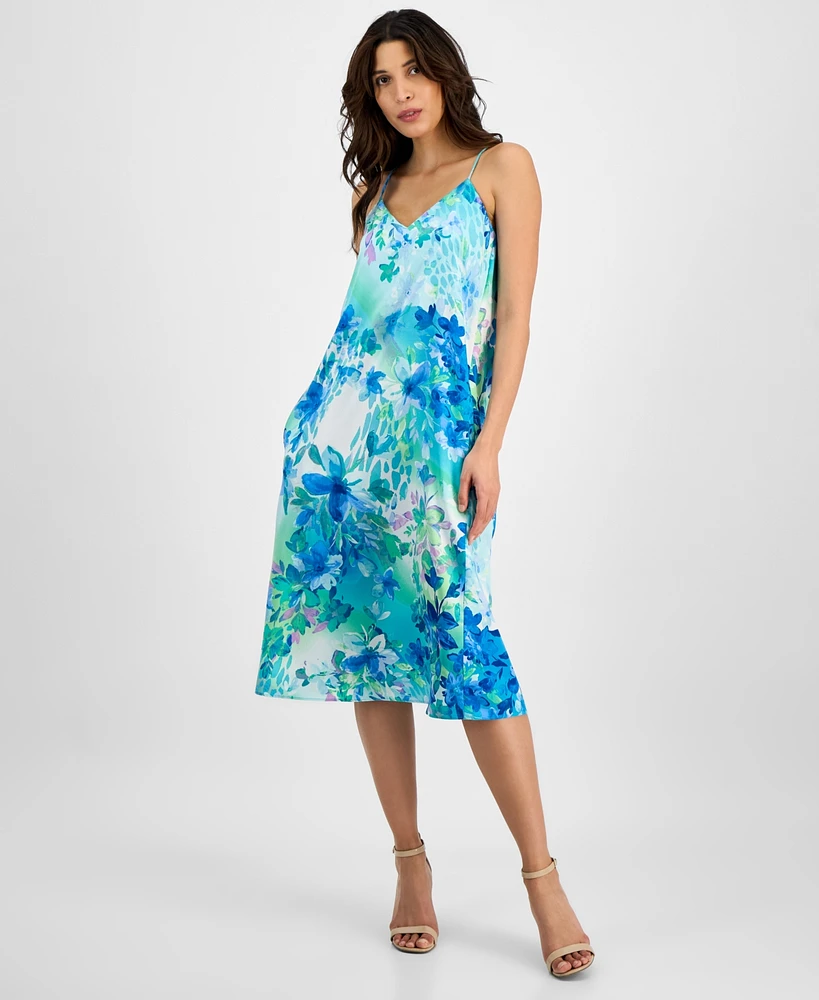 Connected Women's Printed Midi Dress