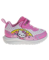 Hello Kitty Toddler and Little Girls Light Up Fashion Sneakers
