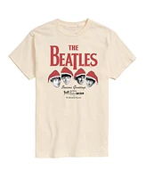 Airwaves Men's The Beatles Christmas Short Sleeve Tee