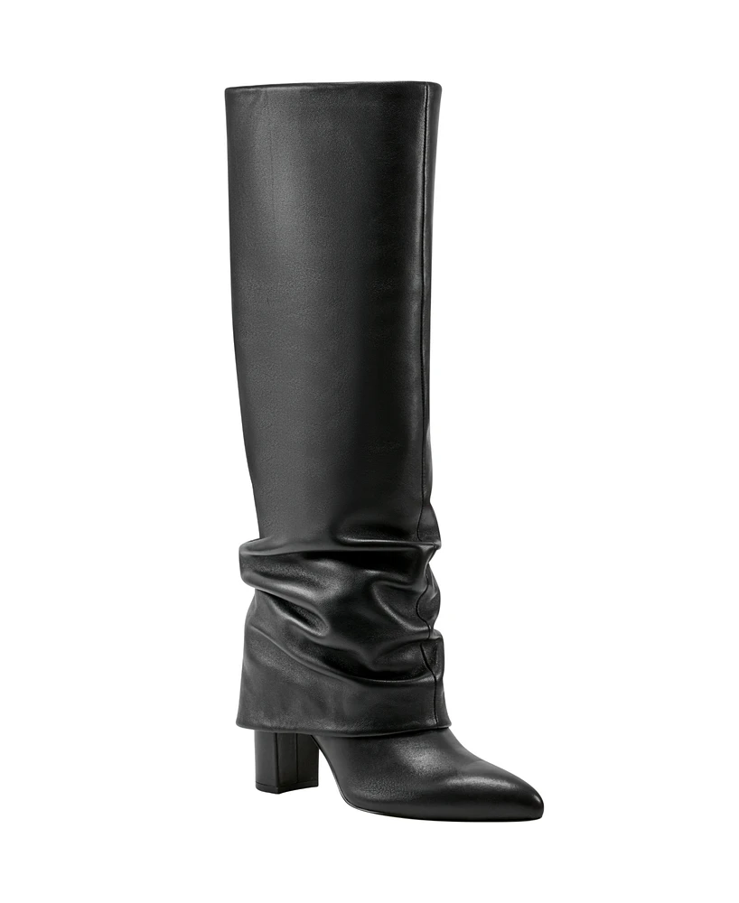 Marc Fisher Ltd Women's Lalita High Shaft Pointy Toe Dress Boots