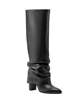 Marc Fisher Ltd Women's Lalita High Shaft Pointy Toe Dress Boots