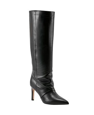 Marc Fisher Ltd Women's Narysa Pointy Toe Stiletto Heel Dress Boots