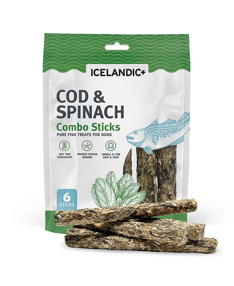 Combo Sticks: Cod & Spinach - 2oz