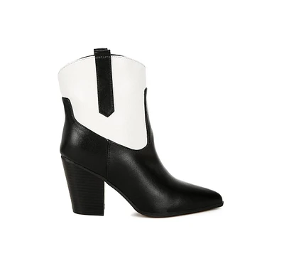 London Rag Gallops Two Tone Cowboy Boots