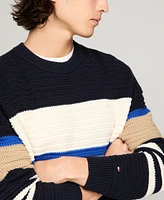 Tommy Hilfiger Men's Colorblocked Stripe Sweater