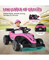 Skonyon 12V Kids Ride on Electric Formula Racing Car with Remote Control