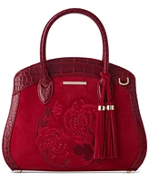 Brahmin Rosetta Kirin Leather Satchel