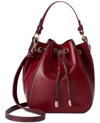 Brahmin Melinda Dietrich Leather Bucket Bag