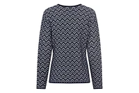 Olsen Women's Geo Intarsia Sweater