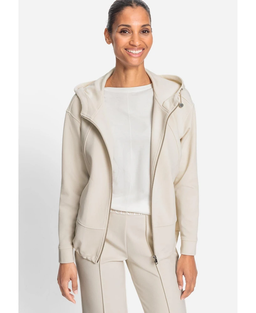 Olsen Women's Zip Front Hoodie Jacket