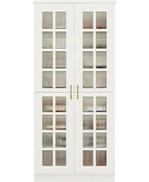 Tribesigns 71-Inch Tall Shoe Cabinet with Doors, 8-Tier Shoe Storage Cabinet with Adjustable Shelves, Modern Shoe Organizer Shoe Rack Cabinet for Entr