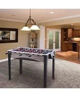 Inolait 48in Foosball Table and Arcade Table Soccer with Foosball Accessories for Home and Game Room