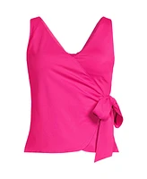 Lands' End Women's Side Tie Tankini Top