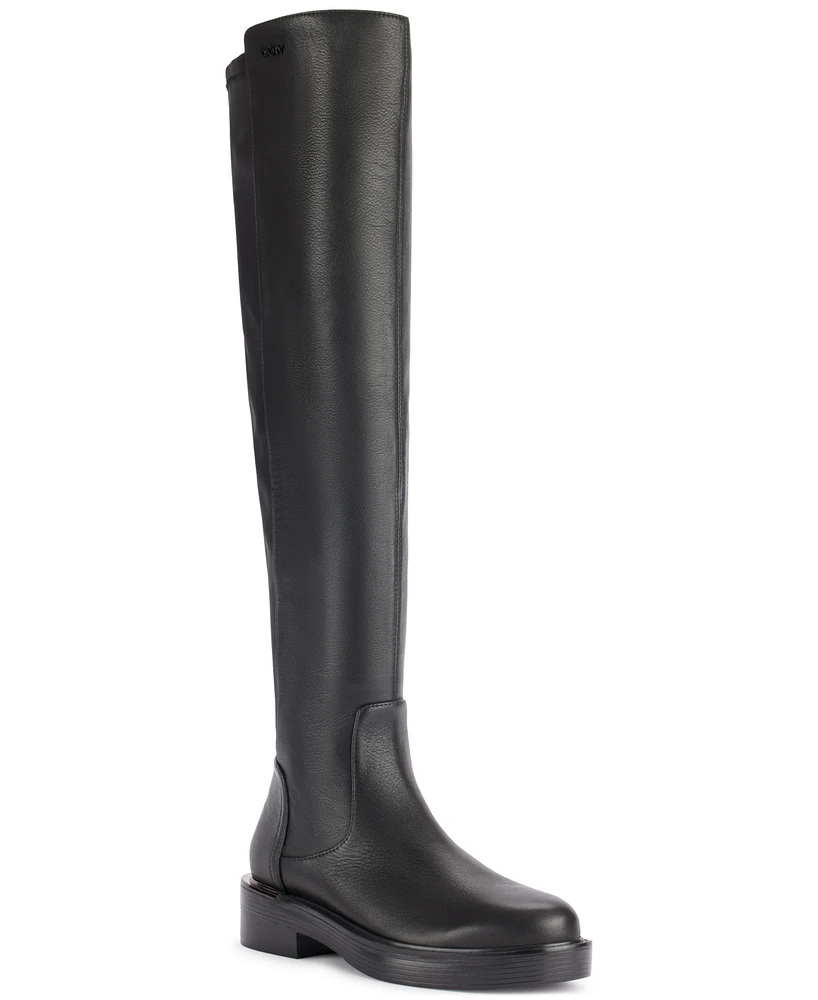 Dkny Women's Winsloe Over the Knee Block Heel Boots