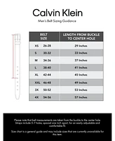 Calvin Klein Men's 4-In-1 Reversible Leather Strap with 2 Interchangeable Plaque Buckles Belt, 3-Piece Set